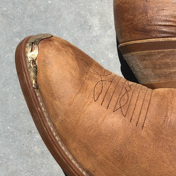 Vintage Vibram leather Cowboy boots - Picture 3 of 8